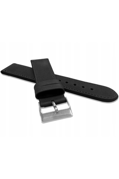 NO BRAND LAVVU Sport LSAUB28 - 28 mm - Negru - Curea de ceas din piele