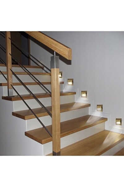 NO BRAND Corp de iluminat pentru scară ONTARIO, alamă, LED, 3000K, 12VDC, PI