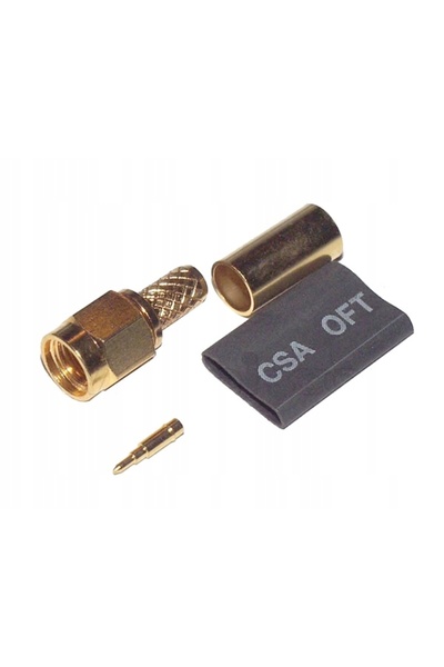 Lamex H155 10 bucăți (0940) conector SMA tată de sertizare