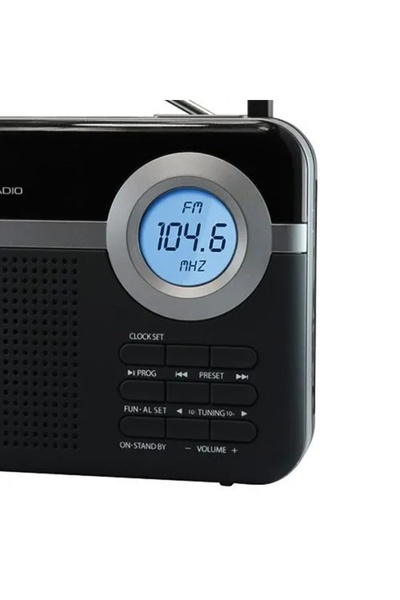 AKAI Radio FM de rețea, alimentat cu baterii PR006A-471U