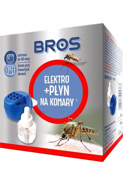 bros Aparat electric + cartușe + 2 fluide anti-țânțari
