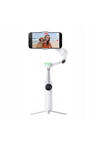 Insta360 Flow 2 Pro Alb stabilizator electronic gimbal cu 3 axe