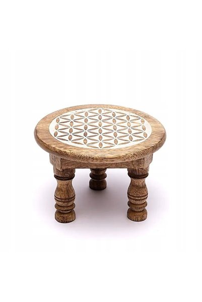 NO BRAND Masă de altar - Floarea Vieții - Model alb