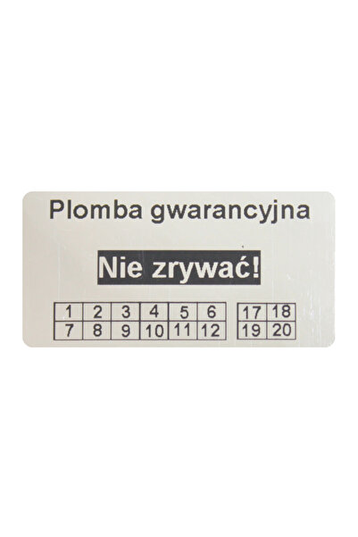 NO BRAND Etichete autocolante 40x20 VOID tip oglindă 500 bucăți Imprimare per...