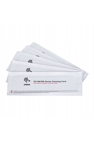 NO BRAND Kit de curățare pentru Zebra ZC100 ZC300 5 carduri