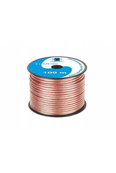NO BRAND Cablu audio 2x0,75mm rolă 100m (1871a)