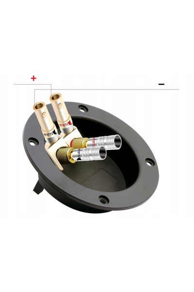 NO BRAND CABLU DE DIFUZOR NAKAMICHI 2x4 mm², conector tip furcă BFA, 0,5 m