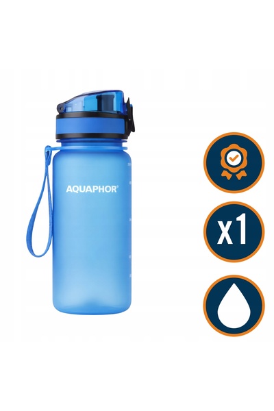 Aquaphor Kit Sticlă Filtrantă City 0.35L + Inserții pentru Sticlă Filtrantă