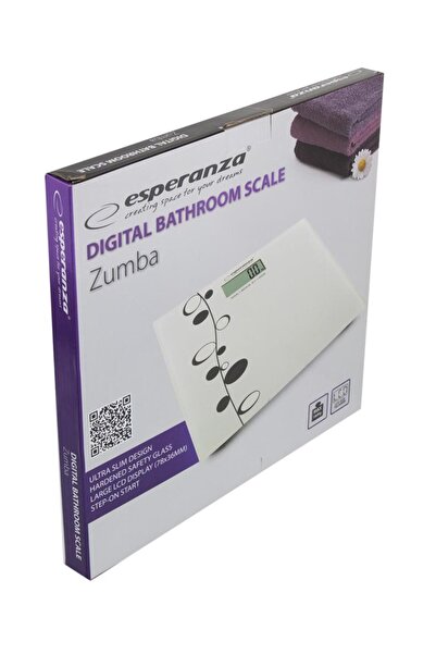 ESPERANZA Cântar de baie electronic Zumba ebs005 cu afișaj ușor de citit