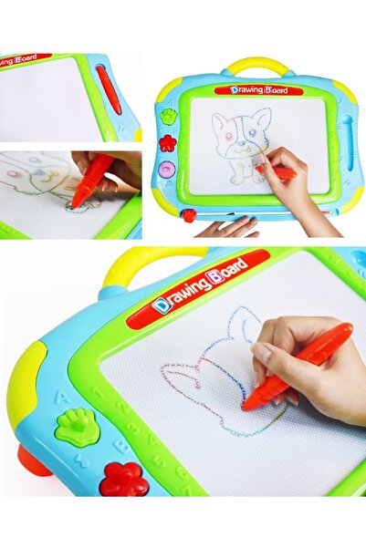 ChRLD TABLĂ MAGNETICĂ pentru copii, pentru desenat, cu cerneală care dispare,...