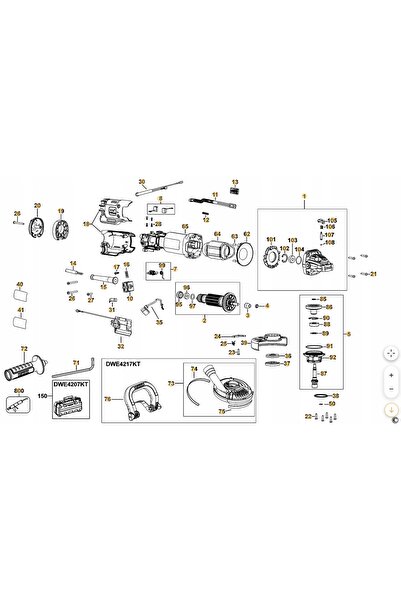 NO BRAND MODUL DE COMANDĂ ELECTRONIC DEWALT – PIESĂ DE SCHIMB ORIGINALĂ