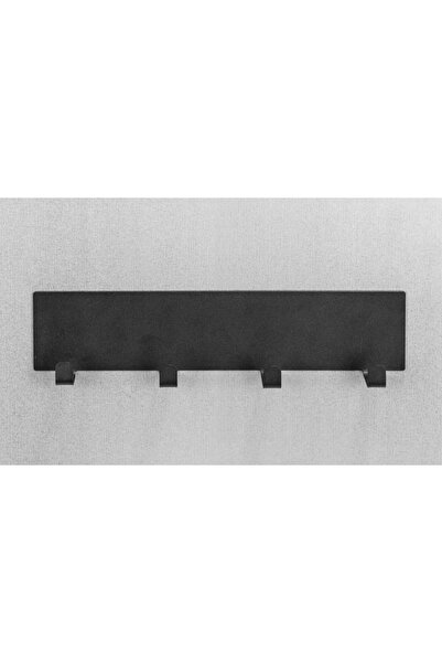 NO BRAND Cuier de perete MAGNETIC cu 4 cârlige negru WENKO