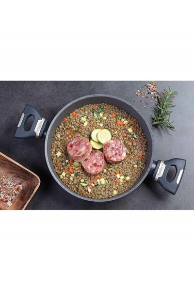 NO BRAND Tognana Italika Premium Oală Tradițională 4.4 L ⌀ 24 cm GRI (R-B/G-400)