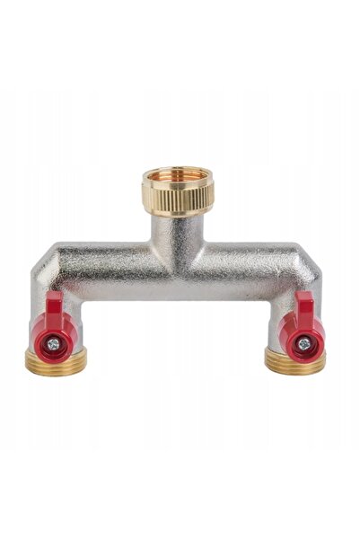 Bradas Distribuitor din alamă cu 2 căi și robinete GW 3/4 BR-3034 alamă