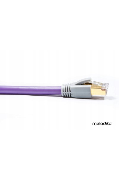 NO BRAND CABLU DE REȚEA CU PEREȚE TORSIONATE MELODIKA MDLAN80 8M F/UTP