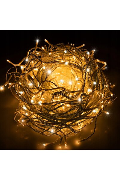 NO BRAND SOPLE 300LED TIMER LĂMPI DE EXTERIOR PERDEA 14,5 m FLASH ALB CALD IP44