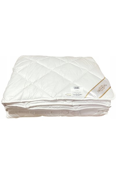 NO BRAND Pătură din bumbac 200x220 Imperial 1,20 kg albă AMW