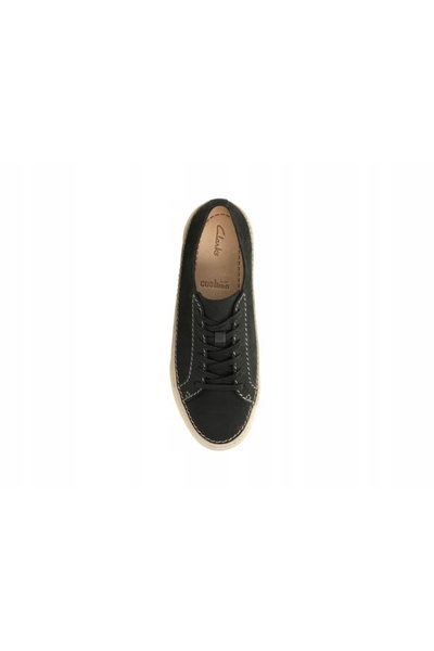 CLARKS Pantofi joși de damă - Hidi Holly - mărimea 37 - negru, piele nubuc