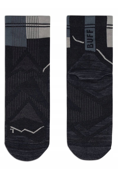 Buff Șosete CoolNet Quarter Socks - negre XL