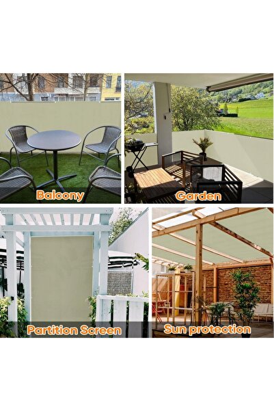 NO BRAND Covor balcon 90 X 300 CM SEKEY OXFORD gri-bronz