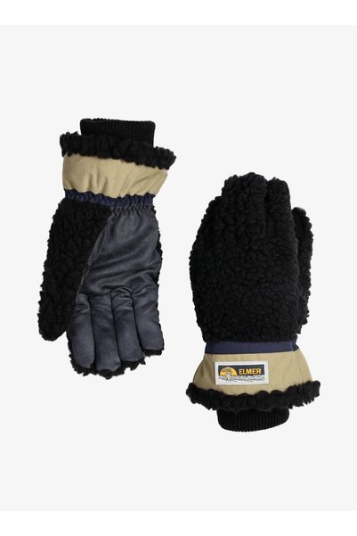 NO BRAND Mănuși de iarnă Elmer Teddy - negre XL