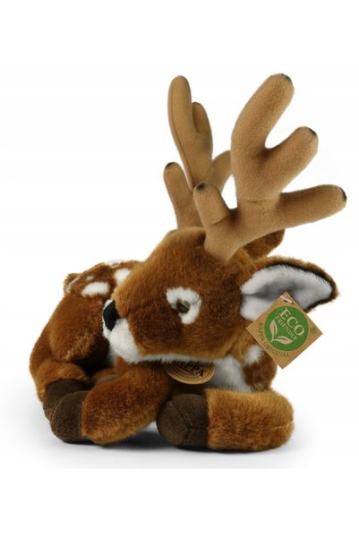 NO BRAND Rappa 242845 Mascotă de pluș Cerb Culcat 28 cm
