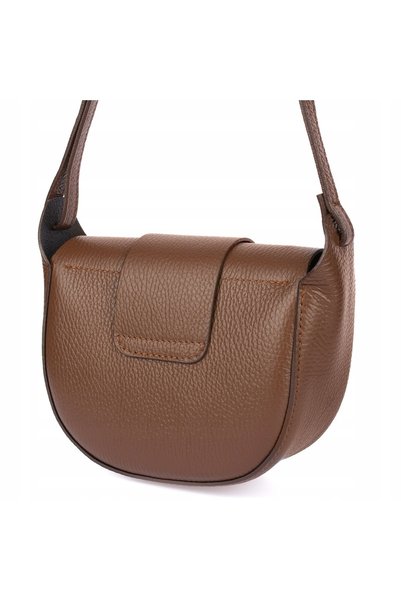 NO BRAND Geantă de mână Beltimore, tip crossbody, din piele naturală, maro
