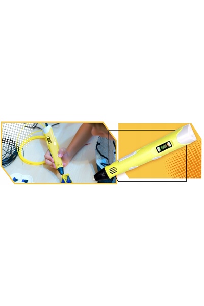 NO BRAND STILOU CU IMPRIMANTĂ 3D pentru copii PEN Set de cartușe FILAMENT PLA...
