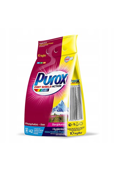 NO BRAND Purox, detergent sub formă de pulbere pentru rufe colorate, 10 kg (1...