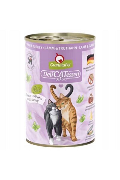 NO BRAND Hrană pentru pisici GranataPet cu carne de miel și curcan, 12 x 400 g