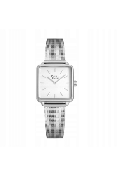 NO BRAND Ceas de damă argintiu Pierre Ricaud elegant