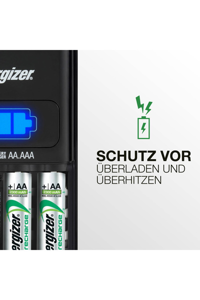 Energizer ÎNCĂRCĂTOR PENTRU BATERII REÎNCĂRCABILE Ni-MH DE TIP AA, AAA, R6, R...