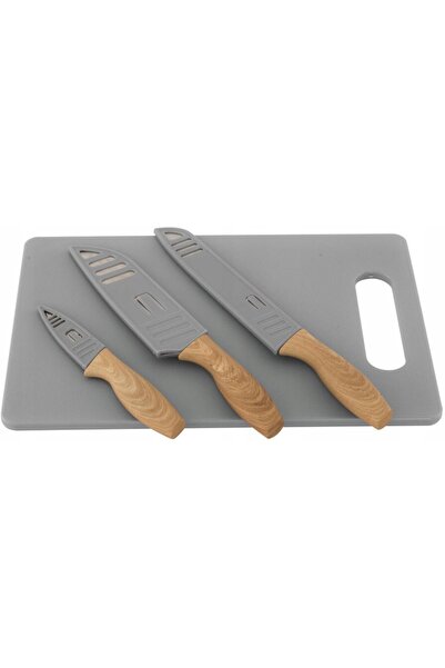 Outwell Set de cuțite de bucătărie cu tocător CALDAS 4 piese