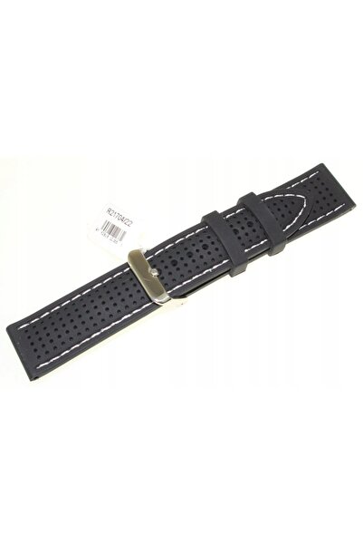 NO BRAND CUREA DE CEAS DIN SILICON NEGRU 22 mm R21704-22