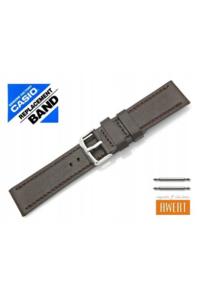Casio Curea originală din piele maro pentru ceasul EDIFICE EFR-538L 23 mm