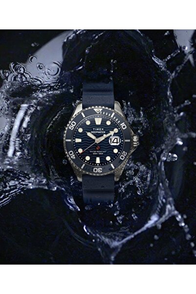 Timex Ceas sport bărbătesc DEEPWATER 200M TW2W81500 Cristal de safir