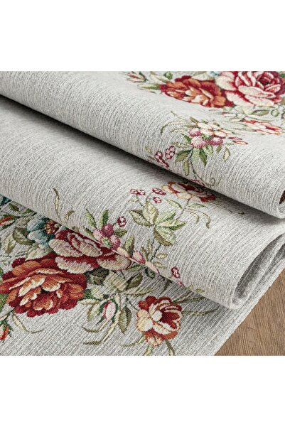 NO BRAND Față de masă 100x100cm Gri Cenușiu - Șenilă