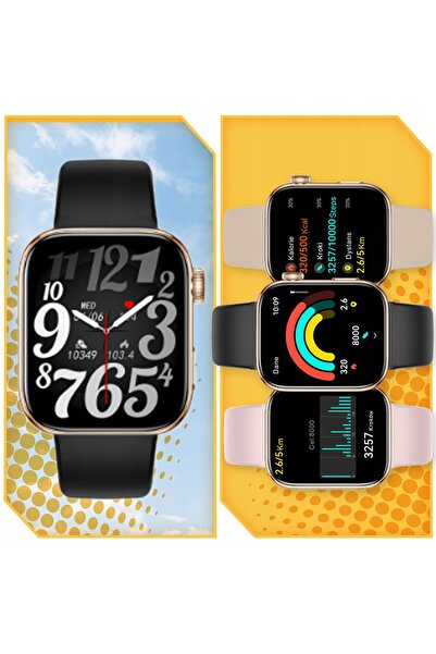 NO BRAND SMARTWATCH FEMININ MENIU APELURI PL SĂNĂTATE HD AMOLED 1,85 " 4 BRĂȚĂRI