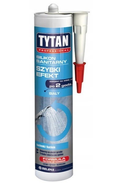 Tytan Professional 2xTYTAN Silicon Sanitar Efect Rapid 280 ml Incolor