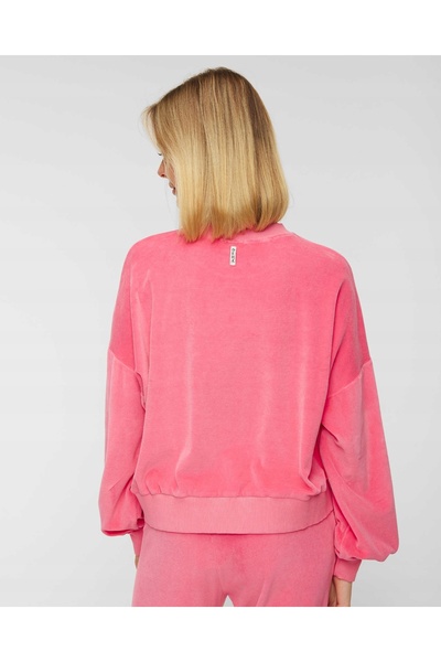 NO BRAND Hanorac de velur pentru femei Deha DEHA MOVE AURORA PINK S