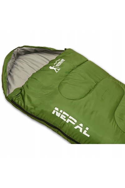 NO BRAND Sac de dormit NEPAL verde ENERO CAMP cu rucsac de șold gratuit, ușor...