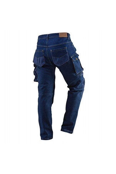 NEO Tools Pantaloni de lucru NEO lungi din denim cu 5 buzunare, mărime S 81-2...