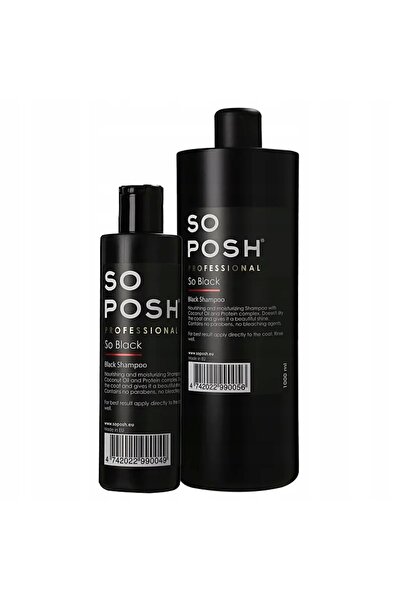 NO BRAND Șampon negru profesional So Posh pentru blană închisă la culoare, hr...