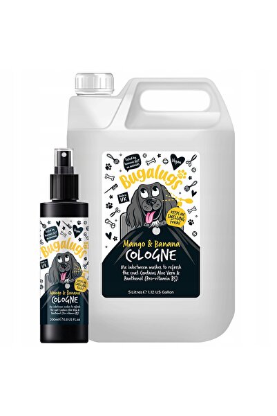 NO BRAND Bugalugs Spray răcoritor parfumat cu Mango și Banană pentru câini, 5L