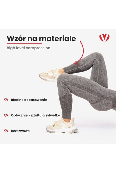 NO BRAND Colanți push-up cu talie înaltă, fără cusături, Sport Fitness BLV50-...