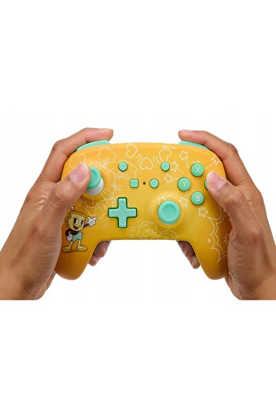 NO BRAND PowerA SWITCH Pad fără fir Enhanced Cuphead: Ms. Chalice