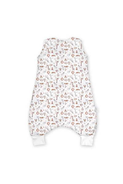 NO BRAND Sac de dormit - tip salopetă cu piciorușe S (1,5 TOG) C015 zoo world