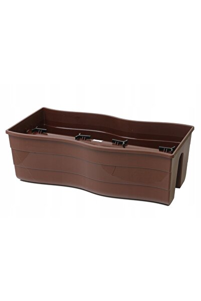 Form Plastic 4 x Jardinieră tip balustradă FALA 60x29 h20 - Bronz