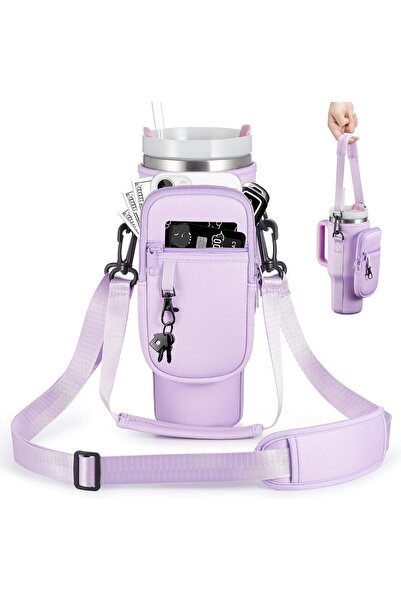 HYX Insulated Water Bottle Carrier for Stanley 40oz Tumbler,Neoprene Cup Hold...
