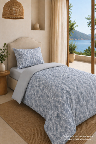 ELY PARKER Easy-Iron 100x200 Единичен комплект спално бельо (долен чаршаф с л...